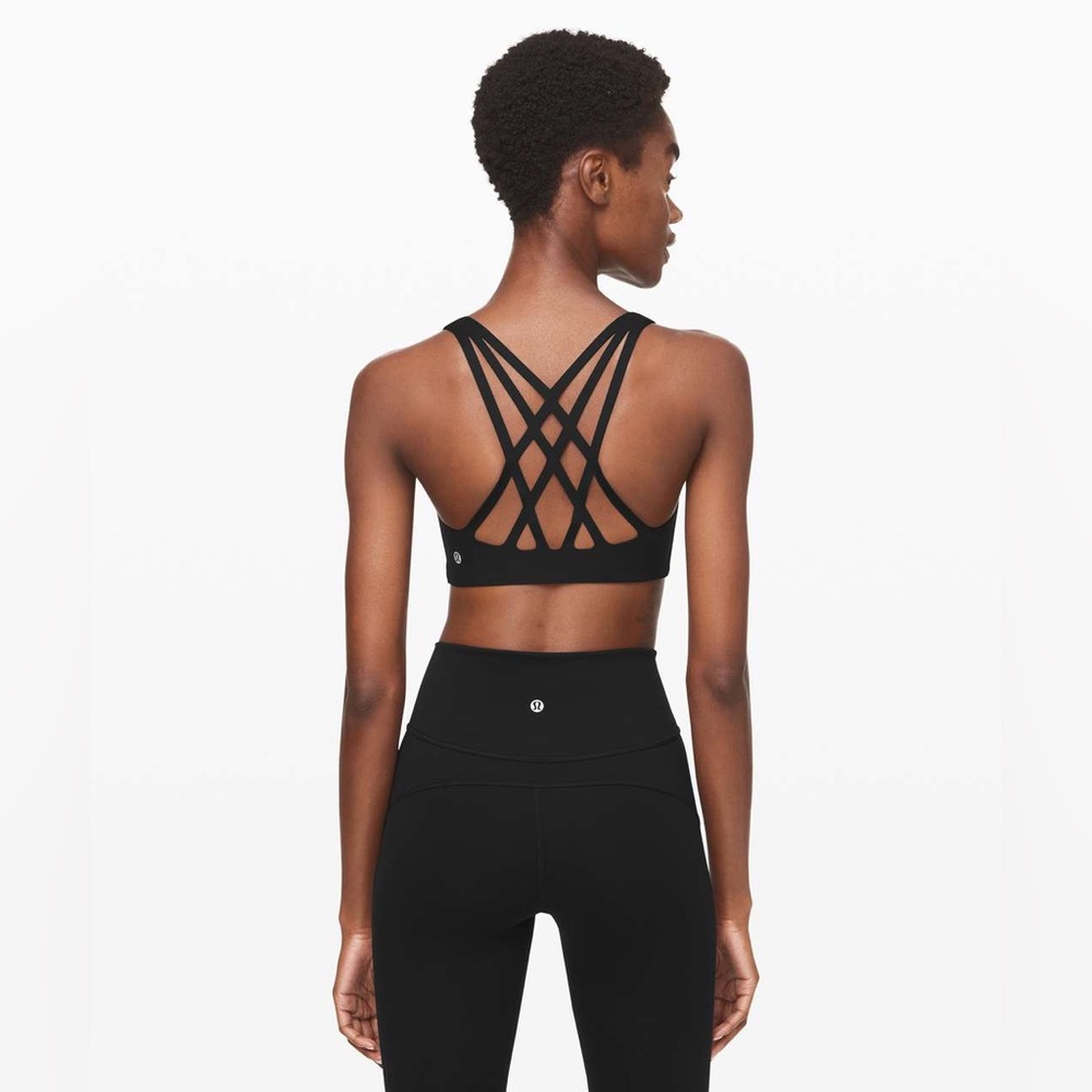 Lululemon Bring the Energy Bra Black 4